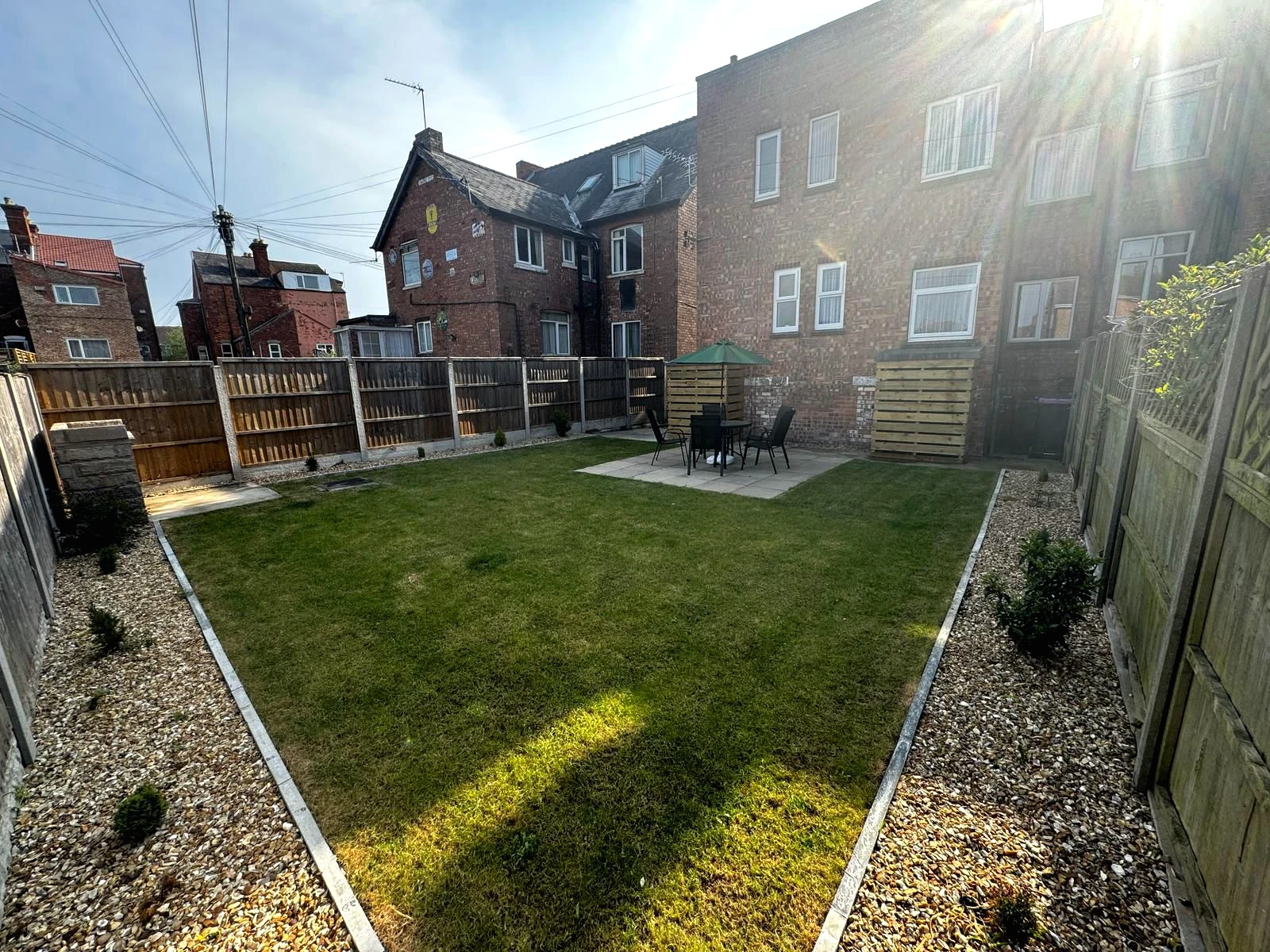 park view holiday lets skegness holiday lets garden rear